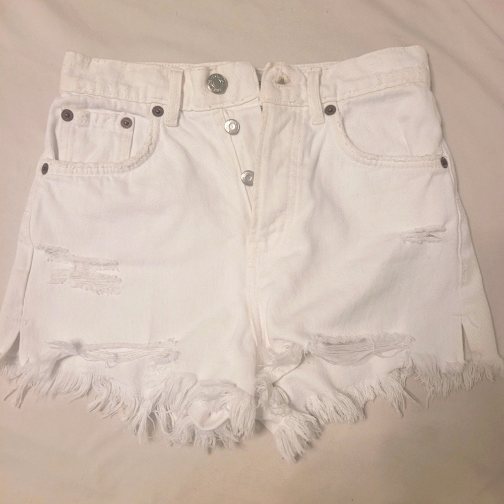 Zara white denim Jean shorts - new